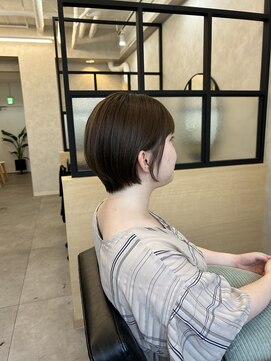 マイルームギンザ 銀座店(my room GINZA) ショート　ショートボブ　ベージュ　銀座　東銀座　新橋
