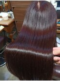 髪質改善エステストレートカラー