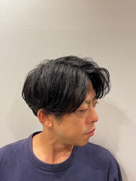 銀座マツナガ 神田店 40代50代こなれ大人オシャレセンターパートスタイル