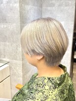 キャラ シャローネ 池袋(Chara Chalone)&nbsp;ホワイトグレージュ/ハンサムショート/ハイトーン【池袋/本松】