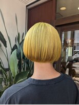 アン(Hair make un)&nbsp;イエローボブ