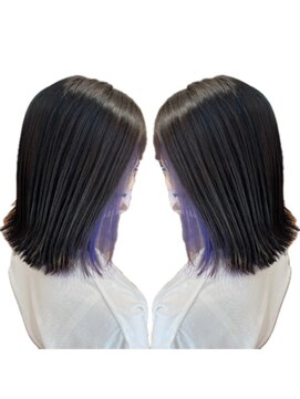 ニフティー(NIFTY) インナーカラー×パープル