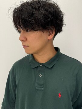 ネイロ 北千住(NeiRo) メンズマッシュツーブロ刈り上げ波巻きツイストスパイラルパーマ