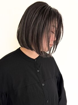 ジル ブラン 福岡(JIL BLAN) ハイライトレイヤーカットショートボブイルミナカラー天神大名