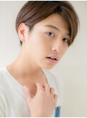 10代20代七三分け斜めバング清潔感スマートマッシュo札幌月寒