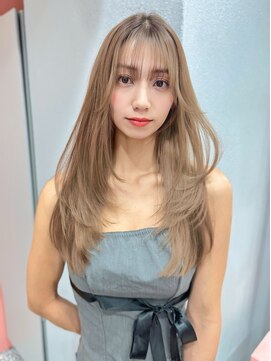 ボタン シブヤ(VOTAN SHIBUYA) 韓国ヘア/顔まわりレイヤーカット/前髪あり/レイヤーカット