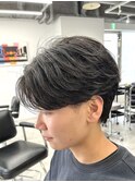 ニュアンスパーマフェザーパーマ毛流れパーマ新潟メンズパーマ