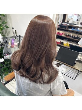 スパーク(SPARK) 地毛からワンカラーで明るめベージュ