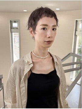 ロペ(ROPE.) ピクシーベリーショート×ラベンダーグレージュ