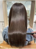 エイジング毛対応の大人女性のお悩み解決　髪質改善　暗めカラー
