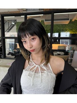 ヴィオラカラー(VIOLLA COLOR) ハイトーンカラー×ナチュラルボブ/小倉