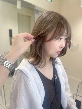 ナビバイケンジ(NaVI by KENJE) 【NaVI/渡辺】明るめベージュ(ブリーチあり)