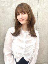 ロンド レグリーズ 立川(Lond leglise)&nbsp;暗めカラー/韓国風巻き/レイヤーカット/マロンベージュ/立川