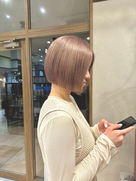 マテリア ヘアー デザイン(materia hair design) ボブ×ハイトーン