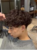原宿プードルパーマラウンドマッシュカットツーブロックfifth