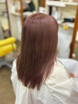 ヴィサージ(Visage)&nbsp;ダブルカラーで叶うピンクベージュ　　ブリーチ1～2回