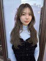 コレット ヘアー 大通(Colette hair)&nbsp;レイヤーカット/オリーブベージュ/透明感カラー/ロングヘア