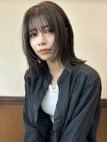 エンベロープス 中目黒(Envelopes)&nbsp;ミディアムレイヤー/レイヤーカット/ダークブラウン