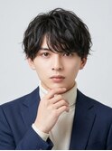 【ナチュラル×無造作マッシュパーマ】
