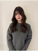 ミルクティーブロンド/ダークブルー/デジタルパーマ/表参道