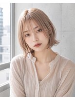エリス ナンバ(Eliss Namba)&nbsp;ミルクティーグレージュ×ボブ