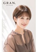 オトナナチュラルショートボブ