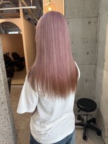 ラニヘアサロン(lani hair salon)&nbsp;ピンク×ブラウン/デザインカラー/裾カラー/グラデーション