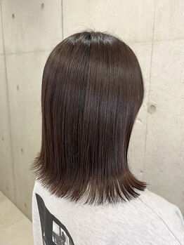 ミューシグヘアー(mysig hair)の写真/スタイリスト歴10年以上のプロが貸切対応。最初から最後までお悩みに寄り添い、丁寧に仕上げる贅沢を。
