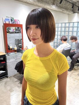 ノル 栄矢場町(nol) レイヤーボブ×酸性ストレート
