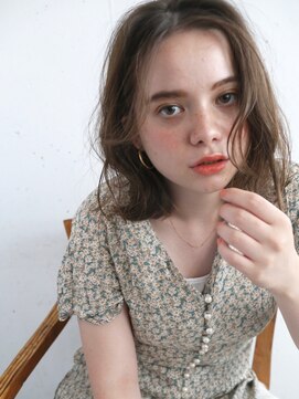 オーサム(AWESOME) 《AWESOME》シアー グレージュ ◎ 切りっぱなしボブ