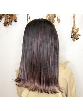 ウル(Ulu) エモピンク×バレイヤージュ