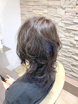 ヘアアンドメイク オプシス(Hair&Make OPSIS) 夏に似合う！！　ミディアム×ウルフカット×カール♪