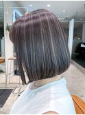 【unico.】大人女性・ハイライト・シンプルボブ