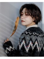 ノード(NODO) マニッシュショート+ニュアンスパーマ