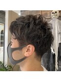 ツーブロックショート
