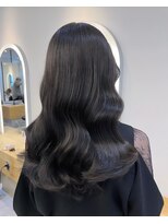 ジーナ 渋谷駅前(Zina)&nbsp;shion 重たく見えないうる艶ラベンダーダークグレー