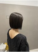 切りっぱなしボブ
