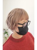 【guerir enomiya】ホワイトベージュ×マッシュ