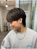 メンズカットアッシュブラック韓国ダウンパーマカルマパーマ立川