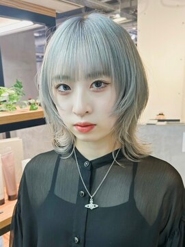 アルバム 池袋(ALBUM) くびレイヤー美髪エモージュグレージュカラー_ba488792