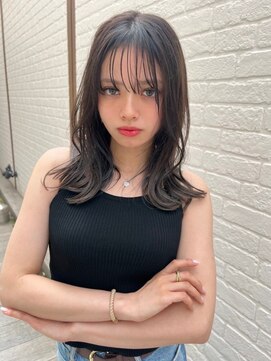 トルネード(TORNADO) ダークグレージュシースルーバング　n5.18