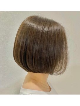 エヌアンドエー 春日部東口店(hair shop N&A) 大人綺麗なサラ艶ミディアムボブ 内巻きくびれヘア 髪質改善Tr