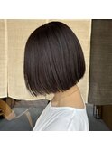 《戸田》ストレートボブ/グレージュハイライト