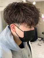 ツイストスパイラル波巻きパーマスパイラルパーマパーマメンズ