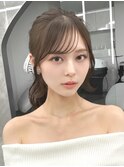 顔まわりカット　小顔
