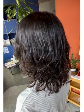 トータルヘアサロンカマダ ゆるふわミディアムコスメパーマ
