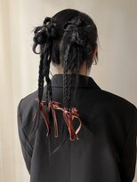 スリバー(sliver) 【yuu】黒髪でも映えるヘアアレンジ