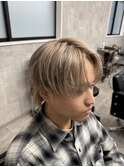ベージュ/髪質改善