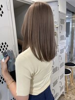 サンクプロジェクト(cinq PROJECT)&nbsp;ミルクティーベージュダブルカラーハイトーンレイヤーカット韓国