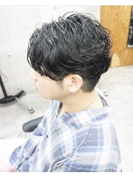 ヘアテリア リュウ 大塚(hair teria ryu) メンズパーマ/フェザーセンターパート/フェザーパーマ